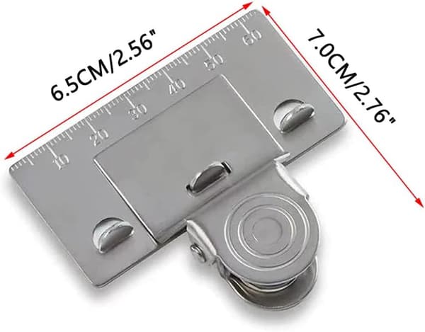 2 st bandklämmor, precisionsmätning fast bandklämma, hjälper dig