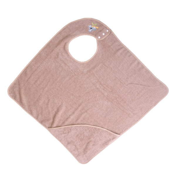 1 Nyfødt Khaki Håndklæde Absorberende Hætte Forklæde Barn Hætte Håndklæde