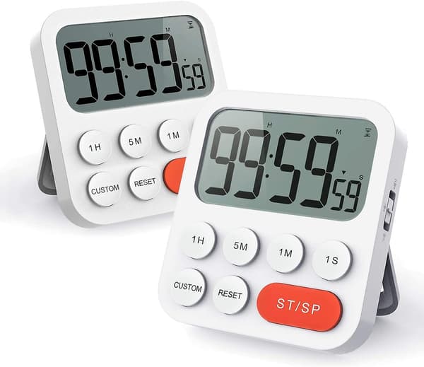Køkken Timer, Køkken Timer, Digital Stoppur Og Nedtællingstimer