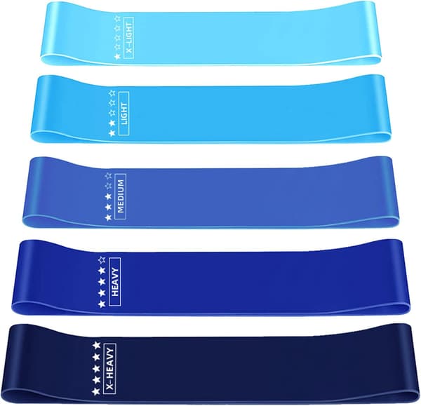 5 stycken elastiska band Fitness Elastiskt Viktpaket Pilates Yoga