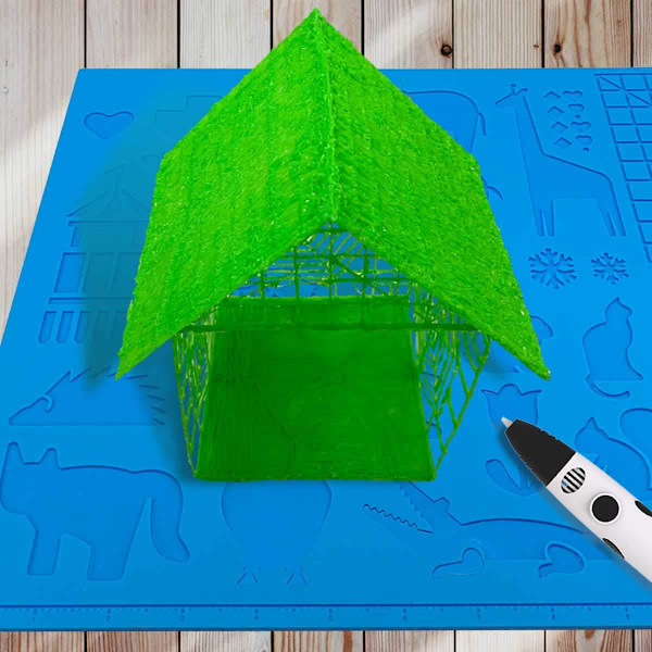 Model til 3D-pen 3D-printpen Model Stor Silikonmåtte til 3D