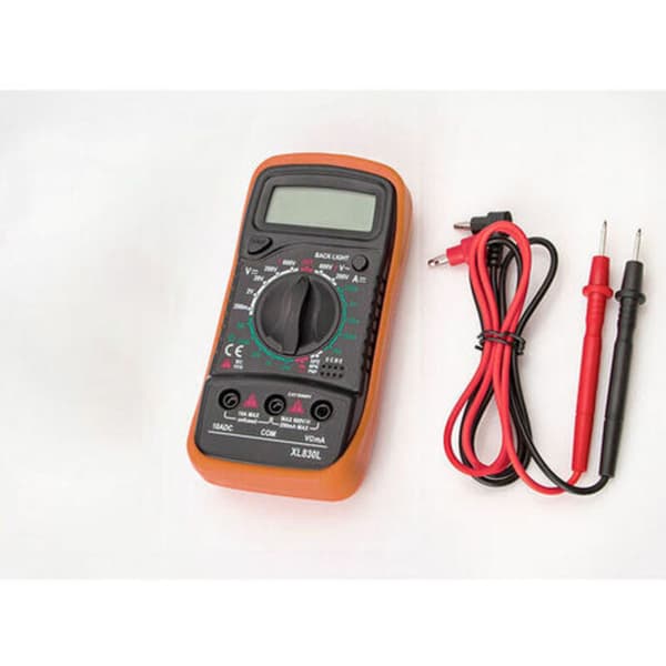 LCD Digital Multimeter, Høj Kvalitet Voltmeter Amperemåler Ohmmeter,