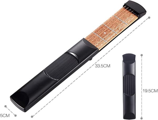 1 st fickgitarr, bärbar gitarrtränare, gitarrfinger