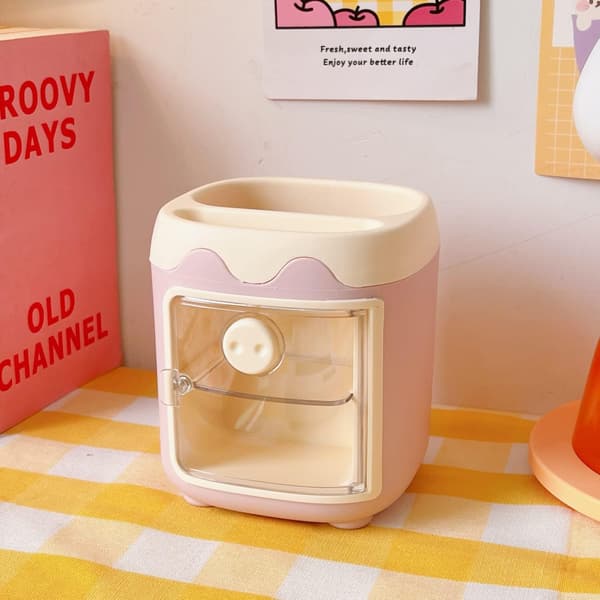 1 stk (Rosa) Gris Blyant Holder Kommer Estetikk Multifunksjonell