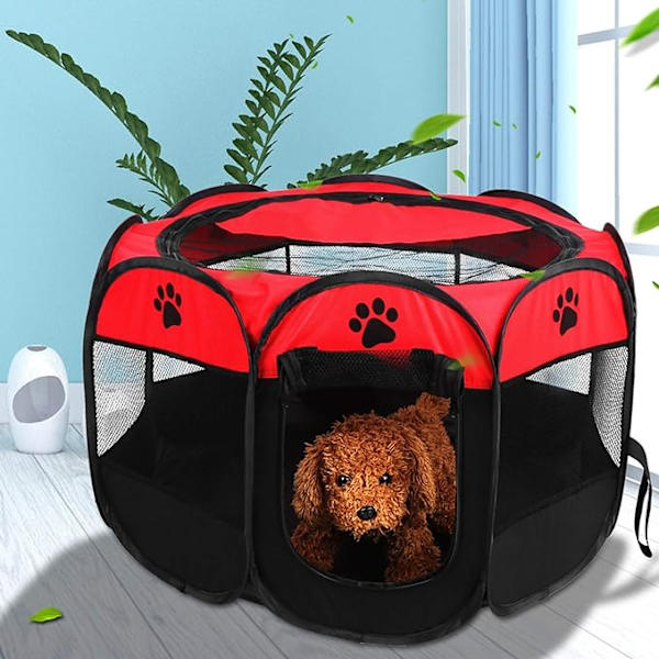 1 röd och svart gravid katt och hund produktionskit åttkantig
