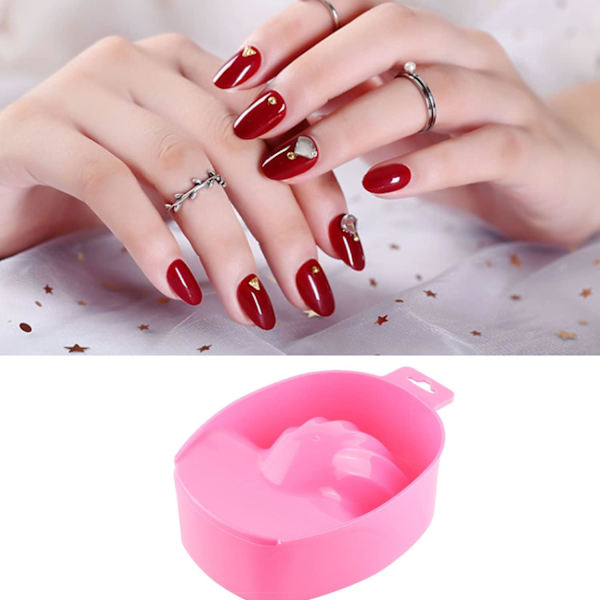 2 stycken nagelkonst blötläggnings skålar, nagelskål, varmt vatten nagel