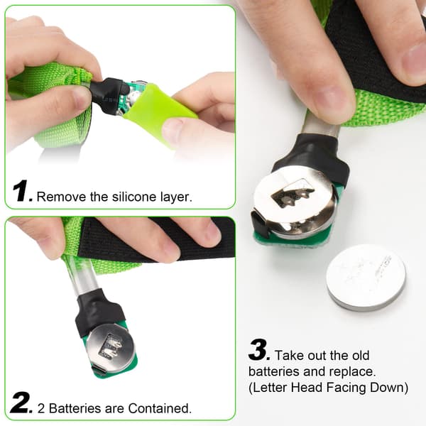 1 LED Glow-in-the-Dark Selestrop til mænd