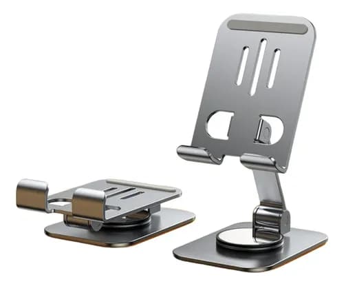 Justerbart Aluminium Telefon/Tablet/Konsol Stativ, lilla