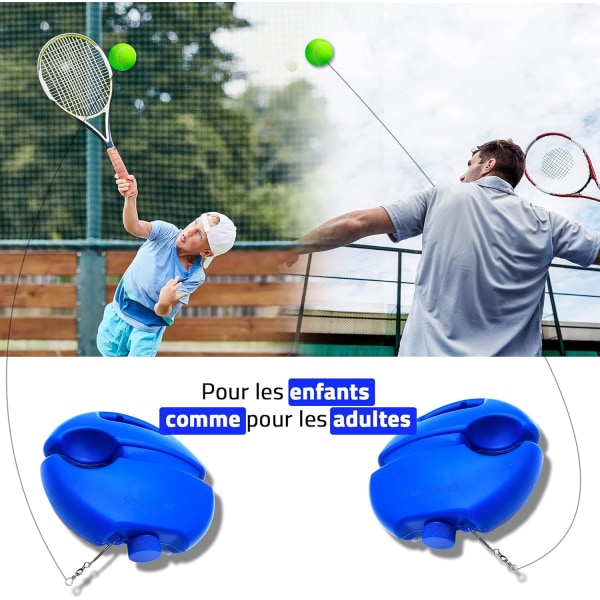 Tennistränare Spela med elasticitet Vuxentennis för barn