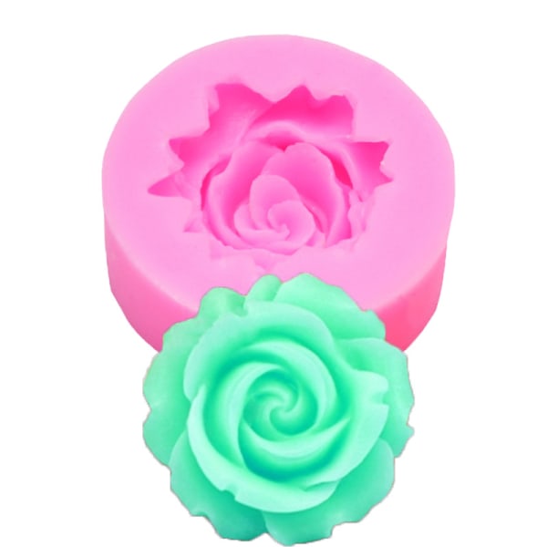 Rose Flower Form Spillt Socker Form DIY