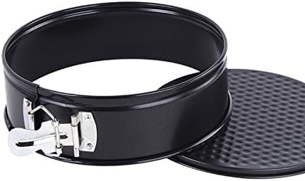 8 tommer cirkulær Springform med lås og lækagesikker forsegling, carbon bageform til kager