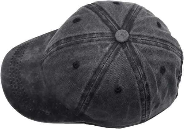 Baseballcaps, slitt vasket justerbar caps