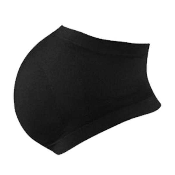 Graviditetsstøttebælte til kvinder - Maternity Back Belt - Mavebælte - Støtte til mave - Sort - XL