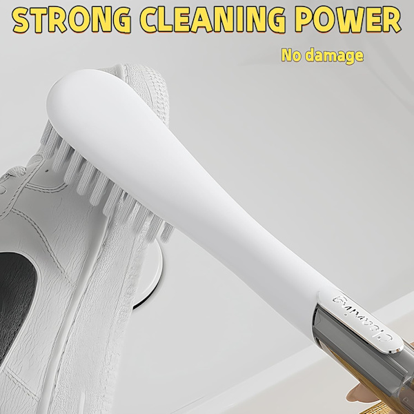 2-pakksko børster for rengjøring, Sneaker Cleaner Brush, Multifunksjonell utvidet håndtak skrubbebørste, Tennis Shoe C