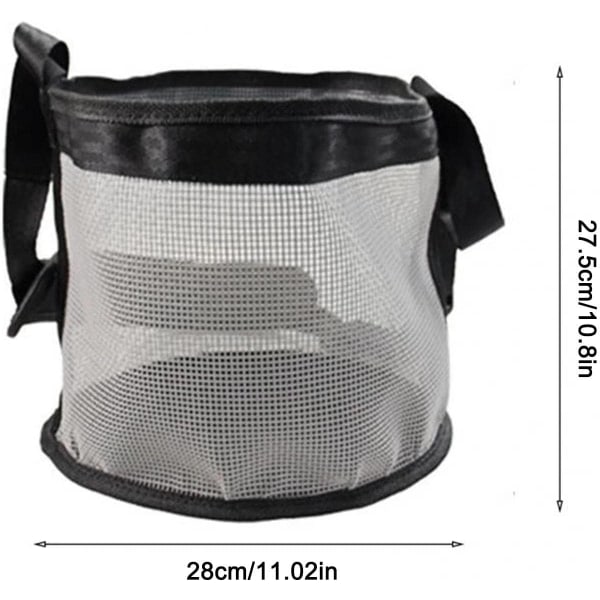 1 stk Hestefôrposer, Heste Holdbar Polyester Mesh Fôrpose Hay