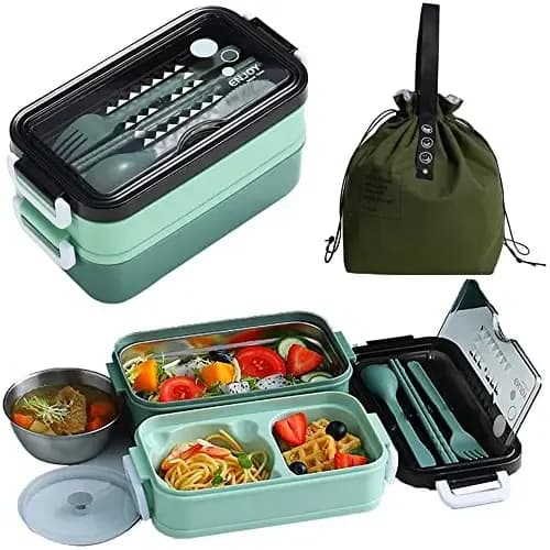 Bento Box Sæt & Madkasse Vikuces Til Kvinder & Mænd, Adu