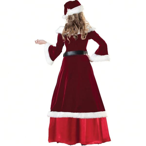 Jule scene kostumer til mænd og kvinder: Konge/dronning outfits til fester og festlige forestillinger (Størrelse, M)