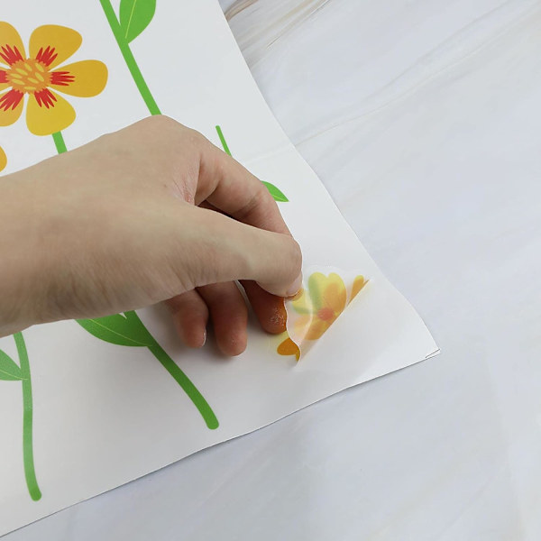 2 st Blommor Fjäril Dekorationer för Soptunnor