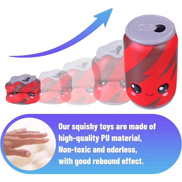 Squishies Cola Långsamt Stigande Super Mjuk Doftande Kawaii Leksaker