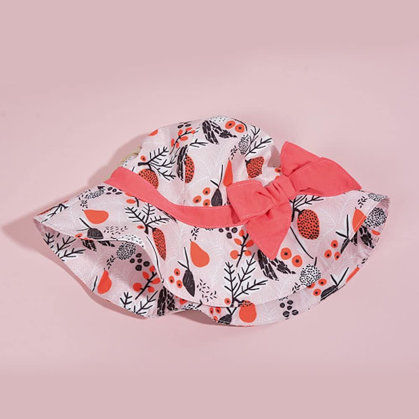Babyflicka Solhatt Sommar Anti-UV Unisex Vikbar Solhatt