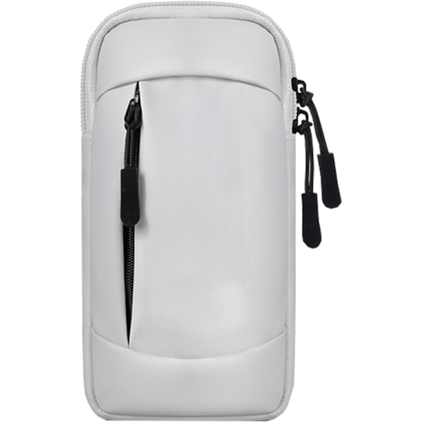 Telefonhållare för löpning, vattentät armbandspåse löpararmband 2 fickor telefonfodral för gymträning sport