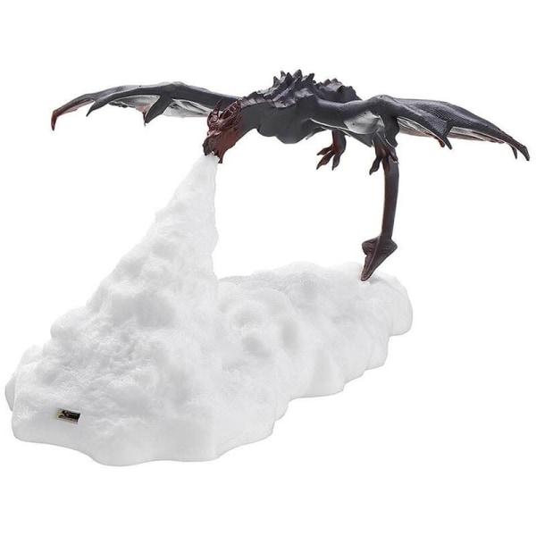 Ice-3D Printing Night Light Unik Lighting Fire Dragon