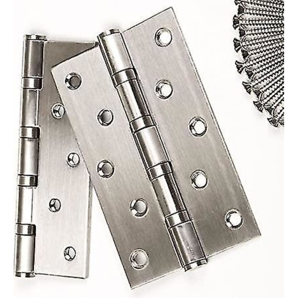 2 kpl raskaita ruuvi-in saranoita, materiaalin paksuus 2,5 mm / 125 x 75 mm