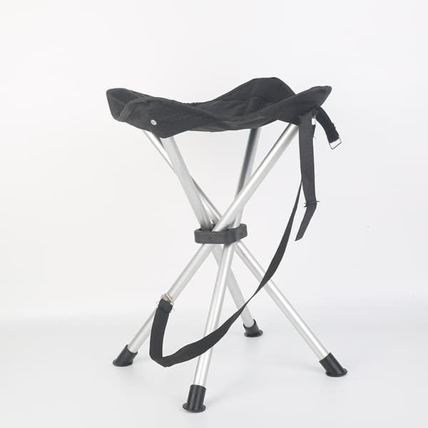 1 stk (Sort) Foldbar Tripod Bærbar Foldbar Tripod Stol til