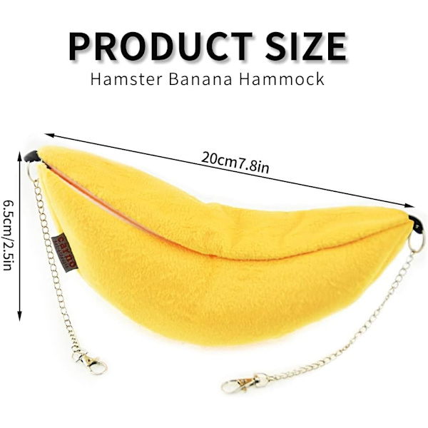 Hamstersgunga, Hängande Gunga Hängande Hus för Hamster Banan