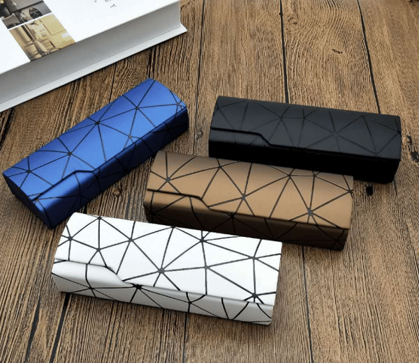 Modeglasögonfodral Bärbar Skyddande Väska Solglasögonfodral