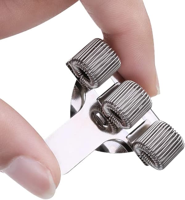 Triple metal penetui med lommeklips til notesbøger og