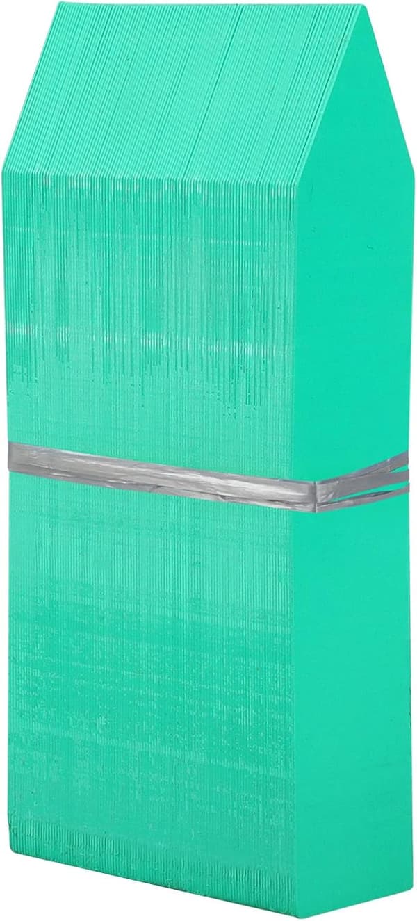 100 st plastväxtmärken, gröna plastträdgårdsmärken 10x2cm