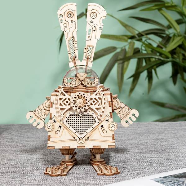 Modell Tremusikkbokssett - DIY 3D Puslespill Toppgave for