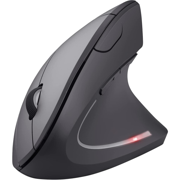 Wireless Mouse, Ergonomic Vertical Mouse, 800-1600 DPI, 6 Buttons, LED, Prevention of Mouse Syndrome and Epicondylitis, for Right-handed, PC, Computer