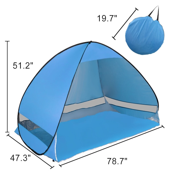 Lättviktspicknick Fiske Strandskugga Tält Solskydd Pop up In