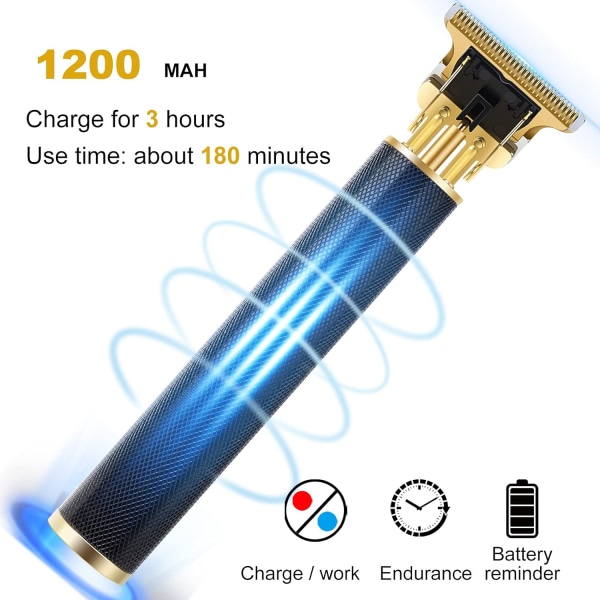 Elektriska hårklippare män, skäggtrimmer män med USB