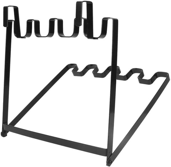 1 Stk Sort Dørryg Affaldsposeholder Organizer Foldbar