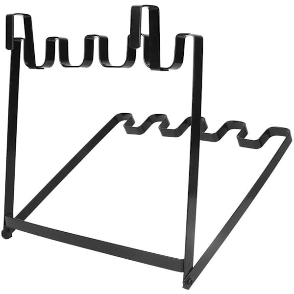1 Stykke Sort Dørrygg Søppelposeholder Organizer Foldbar