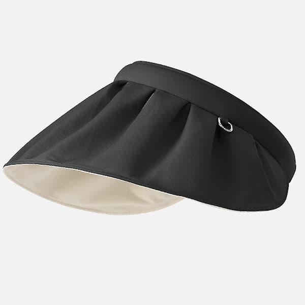 Blå Sommar Shell Solhatt UV-Mask Justerbar Bredbrättad Solhatt