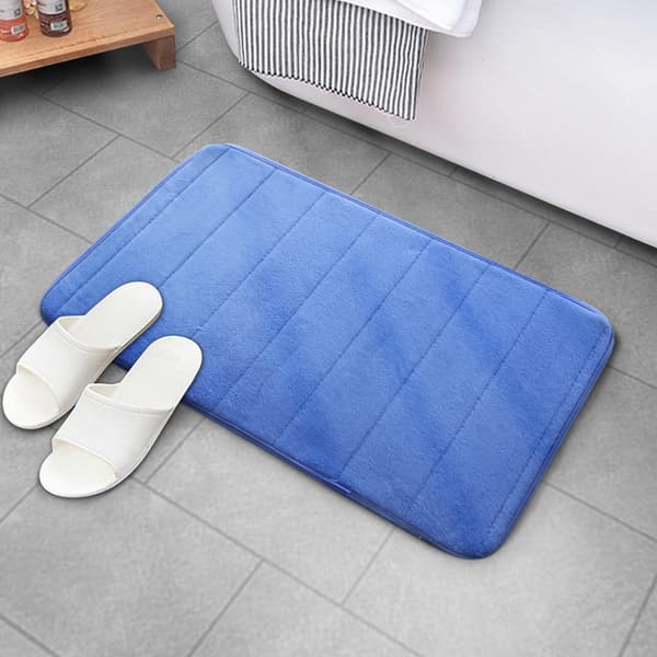 Bademåtte i memory foam, 23,6 x 35,4 tommer, behagelig, blød, super