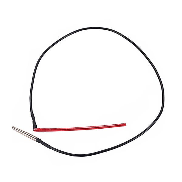 Röd undersadel keramisk piezo pickup med 2,5 mm plugg för akustisk klassisk gitarr