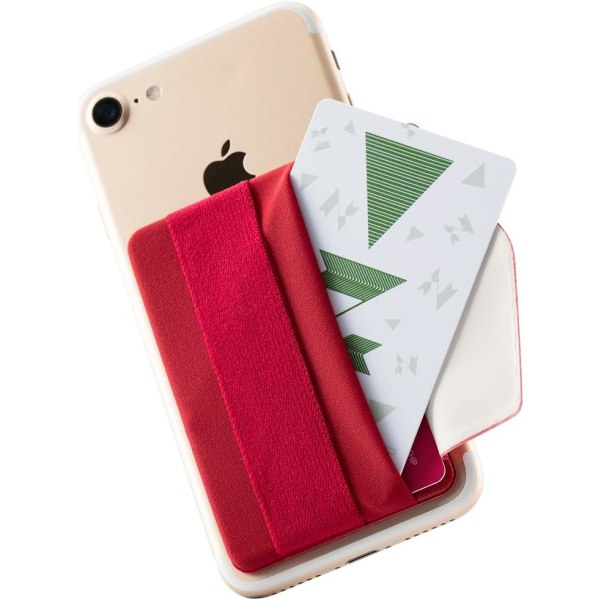 Kort- och phone case med flip, självhäftande case, telefon