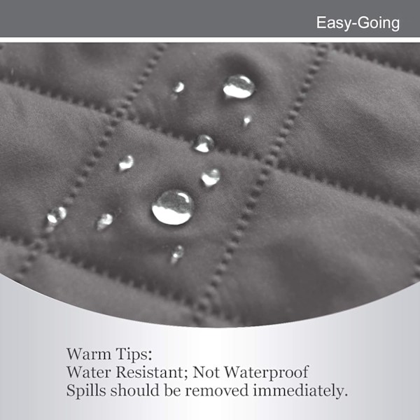 Easy-Going Sofa Cover (Oversized Loveseat, Grå/Lysegrå)