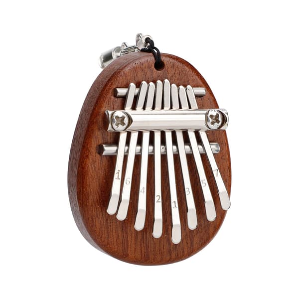 Mini 8-tons Pushkin Kalimba Present Dekorativ Ryggsäck + Snodd