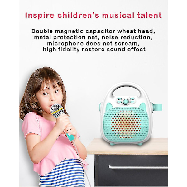 Lapset Mikrofonilla Stereo Integroitu Mikrofoni Karaoke Mac