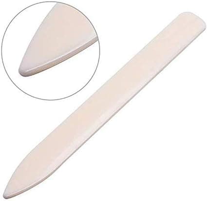 Sæt med 2 Bone Paper Folder til Håndværk, Kortfremstilling, Kontor