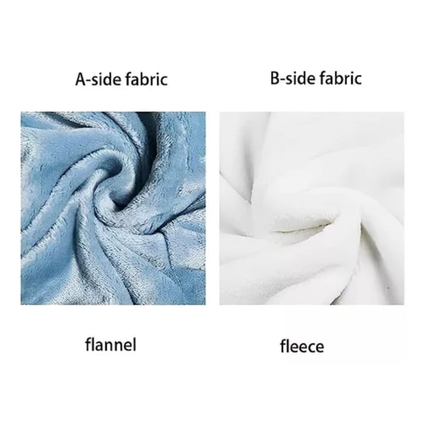 Koselig Flanell Hai-Hettegenser, Varmt Sovepose, S