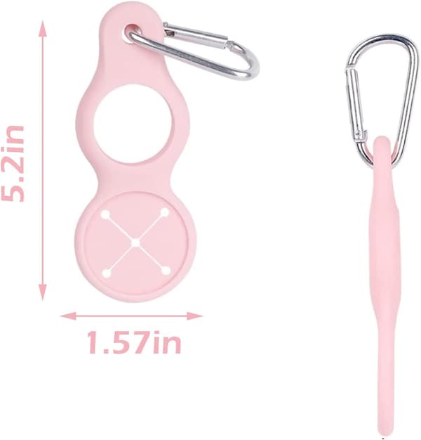 5-pack Silikonvattenflaska Spänne, Bärbar Silikonvattenflaska