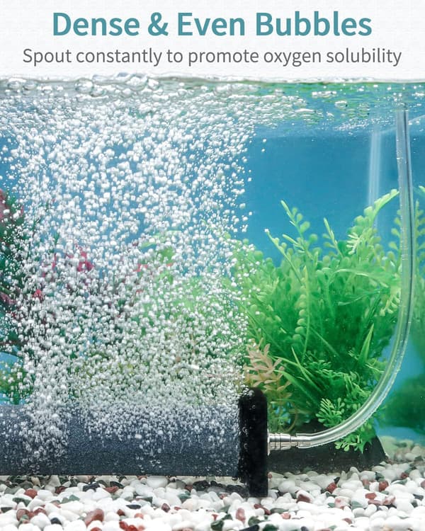 Akvarium 20cm Luftsten Cylinder för Större Luftpumpbubbla