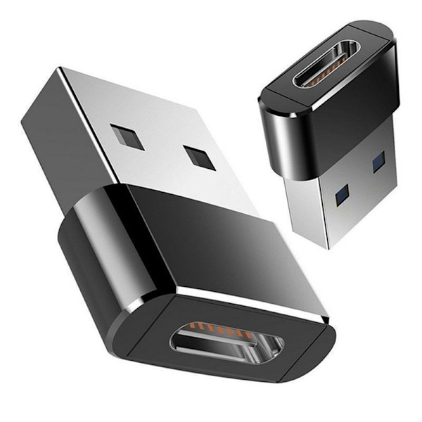 3-pack USB C till USB-adapter, USB C till USB C Konvertibel Typ C-adapter för iPhone 13 12 Mini Pro Max, Airpods iPad